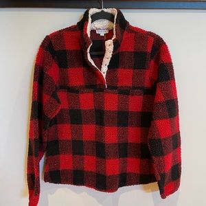 Buffalo Plaid Pullover, Small, Like New